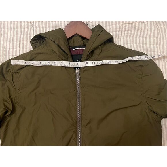 AETHER Lightweight Hooded Jacket – Olive/Maroon - Picture 14 of 16